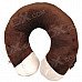 Cute Monkey Style U type Neck Pillow - Brown + White