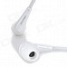 AWEI Q7I Flat In-Ear Earphone w/ Microphone / Clip - White (3.5mm Plug / 120cm) AWEI Q7I Flat In-Ear Earphone w/ Microphone / Clip - White (3.5mm Plug / 120cm)