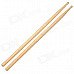 Genuine DRUM STICKS 5A Instrument Wooden Jazz Drum Sticks - Off-White (Pair)