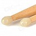 Genuine DRUM STICKS 5A Instrument Wooden Jazz Drum Sticks - Off-White (Pair)