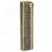 Stainless Steel Windproof Butane Jet Lighter - Bronze