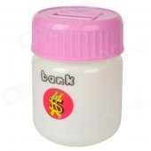 Creative 1.6" LCD Digital Coin Counting Bank - Pink + White