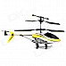 Rechargeable 2.5-CH IR Remote Controlled R/C Helicopter - White + Black + Yellow Rechargeable 2.5-CH IR Remote Controlled R/C Helicopter - White + Black + Yellow