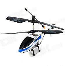 Rechargeable 2.5-CH IR Remote Controlled R/C Helicopter - White + Black + Blue Rechargeable 2.5-CH IR Remote Controlled R/C Helicopter - White + Black + Blue