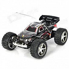 Rechargeable 2-Channel 27~40MHz R/C Off-Road Vehicle Model Toy - Black Rechargeable 2-Channel 27~40MHz R/C Off-Road Vehicle Model Toy - Black
