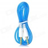 3.5mm Male to Male Audio Extender Cable - Blue (92cm)