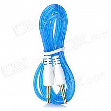 3.5mm Male to Male Audio Extender Cable - Blue (92cm)