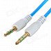 3.5mm Male to Male Audio Extender Cable - Blue (92cm)