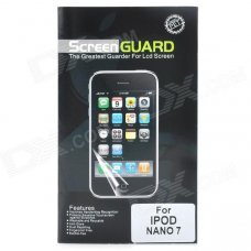 Glossy Screen Protector Guard for Ipod Nano 7 - Transparent White (5 PCS)