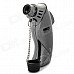 Dolphin Shaped Stainless Steel + Plastic Windproof Butane Gas Lighter - Silver + Grey Dolphin Shaped Stainless Steel + Plastic Windproof Butane Gas Lighter - Silver + Grey