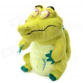 Big Stubborn Crocodile Shaped Plush Toy - Green