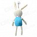 baby CT017 PP Cotton + Plush Cute Rabbit Toy - Blue