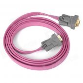 VGA 3+4 Male to Male High Frequency Flat Cable - Random Color (180cm)