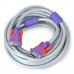 VGA 3+6 Male to Male Audio Video Transmission Cable - Grey (10m) VGA 3+6 Male to Male Audio Video Transmission Cable - Grey (10m)