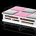 Eye Shadow Design All-in-one USB 2.0 Card Reader - Silver + Pink Eye Shadow Design All-in-one USB 2.0 Card Reader - Silver + Pink