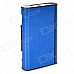 2-in-1 Focus YH007 Aluminum Alloy Automatic Ejection Cigarette Case Lighter - Blue