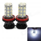 H11 8W 324lm 27-SMD 5050 LED White Light Car Fog / Day Time Running / Brake Lamp (2 PCS / 12V)