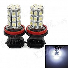 H11 8W 324lm 27-SMD 5050 LED White Light Car Fog / Day Time Running / Brake Lamp (2 PCS / 12V) H11 8W 324lm 27-SMD 5050 LED White Light Car Fog / Day Time Running / Brake Lamp (2 PCS / 12V)