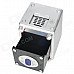 Compact ABS 4-Digit Code Laser Beam Safe Money Bank - Silver + Black (3 x AA) Compact ABS 4-Digit Code Laser Beam Safe Money Bank - Silver + Black (3 x AA)