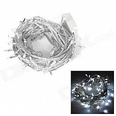6W 100-LED 8-Mode White Light Decorative Strip w/ Controller (10m / AC 110V / 2-Flat-Pin Plug) 6W 100-LED 8-Mode White Light Decorative Strip w/ Controller (10m / AC 110V / 2-Flat-Pin Plug)