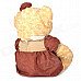 Cute PP Cotton + Plush Bear Toy - Yellow
