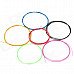 A107 Nylon Core Copper Alloy Wound Strings Set for Classical Guitar - Multi-Colored (6 PCS)
