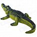 OP05 Fierce Crocodile Shaped Table Decoration - Deep Green + Yellow Green
