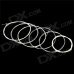 A107 Nylon Silver Plating Classical Guitar Strings Set - White (6 PCS)