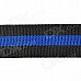 William Stylish Nylon Guitar Strap Belt - Blue + Black