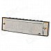 William020 Stylish 10-Hole A-Key Blues Harp Harmonica - Silver + Black