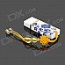 Blue and White Porcelain Pattern USB 2.0 Flash Drive - White + Blue (32GB) Blue and White Porcelain Pattern USB 2.0 Flash Drive - White + Blue (32GB)