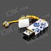 Blue and White Porcelain Pattern USB 2.0 Flash Drive - White + Blue (32GB) Blue and White Porcelain Pattern USB 2.0 Flash Drive - White + Blue (32GB)