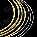 AM04 Stainless Steel + Copper Alloy Guitar Strings Set - Golden + Silver (8PCS) AM04 Stainless Steel + Copper Alloy Guitar Strings Set - Golden + Silver (8PCS)