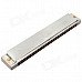Suzuki 24-Hole C-Key Complex Tone Harmonica - Silver