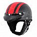 Cool Motorcycle Outdoor Sports Racing Half Helmet - Black + Red