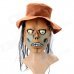 Scary Evil Scarecrow Mask for Halloween / Cosplay / Costume Party - Brown + Blue Scary Evil Scarecrow Mask for Halloween / Cosplay / Costume Party - Brown + Blue