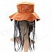 Scary Evil Scarecrow Mask for Halloween / Cosplay / Costume Party - Brown + Blue Scary Evil Scarecrow Mask for Halloween / Cosplay / Costume Party - Brown + Blue