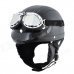 Cool Motorcycle Outdoor Sports Racing Half Helmet - Black