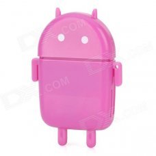 Cute Android Robot Style USB 2.0 SD / MS / M2 / TF Card Reader - Purple Cute Android Robot Style USB 2.0 SD / MS / M2 / TF Card Reader - Purple