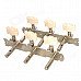 William Tri-Heads Folk Guitar String Tuning Pegs Tuners - Silver + Beige (2 PCS) William Tri-Heads Folk Guitar String Tuning Pegs Tuners - Silver + Beige (2 PCS)