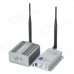 1.2GHz 3W Wireless Transmitter Receiver Kit w/ Antennas - Grey