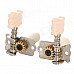 William Tri-Heads Folk / Classical String Tuning Peg Tuners - Silver + Beige (2 PCS) William Tri-Heads Folk / Classical String Tuning Peg Tuners - Silver + Beige (2 PCS)