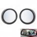 Convex Wide Angle Car Blind Spot Mirror - Black (2 PCS)