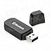 Bluetooth V2.0+EDR USB Drive Audio Receiver w/ 3.5mm Audio Male to Male Cable - Black Bluetooth V2.0+EDR USB Drive Audio Receiver w/ 3.5mm Audio Male to Male Cable - Black