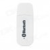 Bluetooth V2.0+EDR USB Drive Audio Receiver w/ 3.5mm Audio Male to Male Cable - White Bluetooth V2.0+EDR USB Drive Audio Receiver w/ 3.5mm Audio Male to Male Cable - White