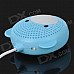 AOPU A-30 Bear Style Single-Channel Mini Speaker - Blue + White AOPU A-30 Bear Style Single-Channel Mini Speaker - Blue + White
