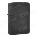 Stylish Frosted Surface Fluid Fuel Lighter - Black