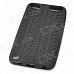 Antiskid Tread Protective Silicone Soft Back Case for Ipod Touch 5 - Black