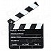Wooden Hollywood Directors Movie Action Scene Clapper Board - Black + White Wooden Hollywood Directors Movie Action Scene Clapper Board - Black + White