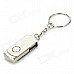 Rotational Aluminum USB 2.0 Flash Drive - Silver (8GB) Rotational Aluminum USB 2.0 Flash Drive - Silver (8GB)